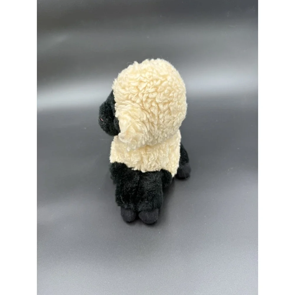 CUTE Vintage Sheep Plush - Small black & white - Presents Hamilton Gifts